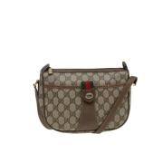 Pre-owned Leather gucci-bags Gucci Vintage , Beige , Dames