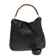 Pre-owned Leather gucci-bags Gucci Vintage , Black , Dames