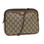 Pre-owned Leather gucci-bags Gucci Vintage , Beige , Dames