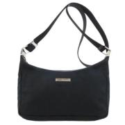 Pre-owned Canvas shoulder-bags Gucci Vintage , Black , Dames