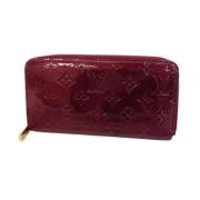 Pre-owned Fabric wallets Louis Vuitton Vintage , Red , Dames