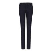 Slim Fit Denim Blue Jeans Emporio Armani , Blue , Dames