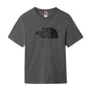 Katoen Logo T-shirt The North Face , Gray , Heren