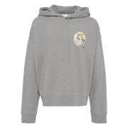 Vos Oversized Hoodie Maison Kitsuné , Gray , Heren