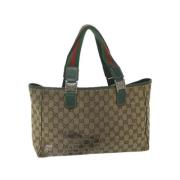 Pre-owned Cotton gucci-bags Gucci Vintage , Beige , Dames