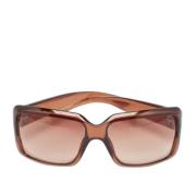 Pre-owned Acetate sunglasses Dior Vintage , Brown , Dames