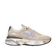 Beige Sneakers met 4.5 cm Hoogte Premiata , Beige , Dames