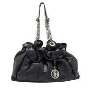 Pre-owned Leather handbags Dior Vintage , Black , Dames