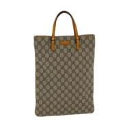 Pre-owned Canvas gucci-bags Gucci Vintage , Brown , Dames