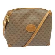 Pre-owned Leather gucci-bags Gucci Vintage , Beige , Dames