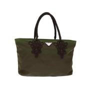 Pre-owned Nylon prada-bags Prada Vintage , Green , Dames