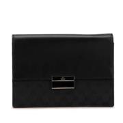 Pre-owned Canvas clutches Gucci Vintage , Black , Dames