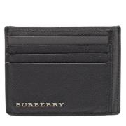 Pre-owned Leather wallets Burberry Vintage , Black , Heren