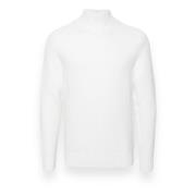 Hoge hals trui Eleventy , White , Heren