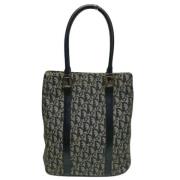 Pre-owned Canvas totes Dior Vintage , Blue , Dames