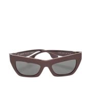 Pre-owned Acetate sunglasses Burberry Vintage , Purple , Dames