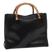 Pre-owned Leather gucci-bags Gucci Vintage , Black , Dames