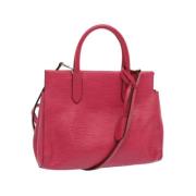 Pre-owned Leather handbags Louis Vuitton Vintage , Red , Dames