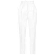 Stijlvolle broeken voor mannen Dolce & Gabbana , White , Dames