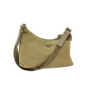 Pre-owned Nylon prada-bags Prada Vintage , Beige , Dames