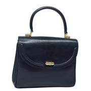 Pre-owned Leather gucci-bags Gucci Vintage , Blue , Dames