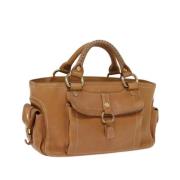 Pre-owned Leather handbags Celine Vintage , Brown , Dames