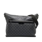 Pre-owned Canvas shoulder-bags Louis Vuitton Vintage , Black , Dames