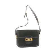 Pre-owned Canvas shoulder-bags Celine Vintage , Black , Dames