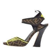 Pre-owned Canvas sandals Fendi Vintage , Multicolor , Dames