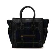 Pre-owned Wool handbags Celine Vintage , Blue , Dames