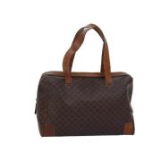 Pre-owned Canvas handbags Celine Vintage , Brown , Dames