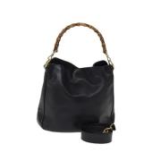 Pre-owned Leather gucci-bags Gucci Vintage , Black , Dames