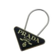 Pre-owned Metal key-holders Prada Vintage , Black , Dames