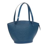 Pre-owned Leather louis-vuitton-bags Louis Vuitton Vintage , Blue , Da...