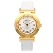 Pre-owned Metal watches Versace Pre-owned , White , Dames