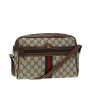 Pre-owned Leather gucci-bags Gucci Vintage , Beige , Dames