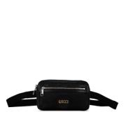 Pre-owned Nylon crossbody-bags Gucci Vintage , Black , Dames