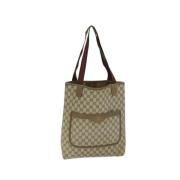 Pre-owned Leather gucci-bags Gucci Vintage , Beige , Dames