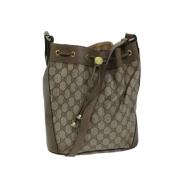 Pre-owned Canvas gucci-bags Gucci Vintage , Beige , Dames