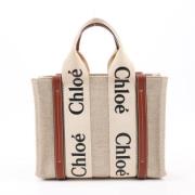 Pre-owned Leather totes Chloé Pre-owned , Beige , Dames