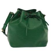 Pre-owned Leather louis-vuitton-bags Louis Vuitton Vintage , Green , D...