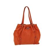 Pre-owned Nylon prada-bags Prada Vintage , Orange , Dames