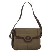 Pre-owned Canvas shoulder-bags Burberry Vintage , Brown , Dames