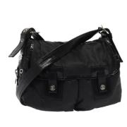 Pre-owned Nylon shoulder-bags Celine Vintage , Black , Dames