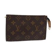 Pre-owned Canvas pouches Louis Vuitton Vintage , Brown , Dames