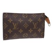 Pre-owned Canvas pouches Louis Vuitton Vintage , Brown , Dames