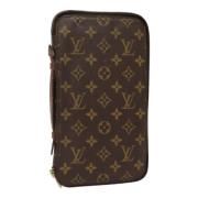 Pre-owned Canvas wallets Louis Vuitton Vintage , Brown , Dames