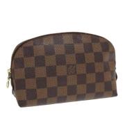 Pre-owned Canvas pouches Louis Vuitton Vintage , Brown , Dames