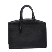 Pre-owned Leather louis-vuitton-bags Louis Vuitton Vintage , Black , D...