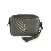 Pre-owned Leather crossbody-bags Yves Saint Laurent Vintage , Gray , D...